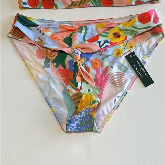 Summersalt x Rifle Paper Co. Limited Edition Floral Sicily Print Bikini Sz10 - Picture 4 of 13